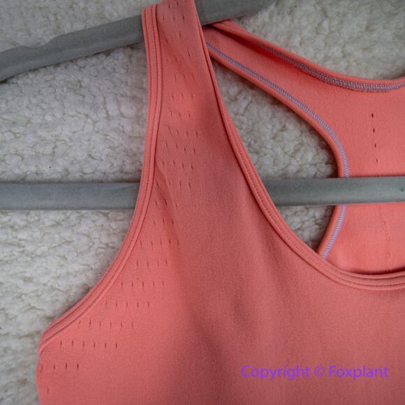 Ivivva *discoloration* tank top orange red, women size 12 - Picture 8 of 14